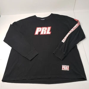 Vintage Polo Sport Ralph Lauren Shirt Mens XL Black Long Sleeve Logo Skater Y2K - Picture 1 of 14