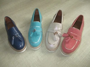 NEW MODA IN PELLE Feadrina Leather Loafer - Choice of Colour / Size - Picture 1 of 13