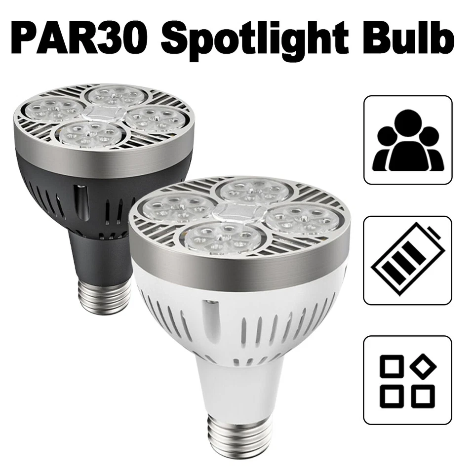 Par30 Led Light 220v 25w 35w 40w 45w Par Lamps Spotlight Cool Neutral Warm White - Image 1 of 4