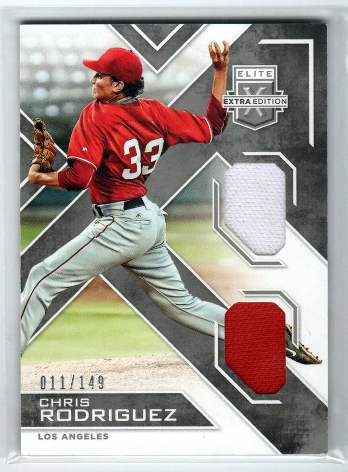 2016 Elite Dual Materials Silver #7 Chris Rodriguez /149 (ref 201723) - Image 1 of 1