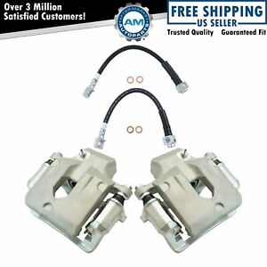 Raybestos Rear Disc Brake Caliper & Hose Set for Chevy GMC Buick Olds SUV