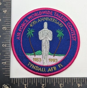 1993 United States Air Force Talent Show Contest Bügelbild Patch 4" - Tyndall AFB - Bild 1 von 2