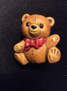 Hallmark Teddybär mit roter Fliege - Bild 1 von 4