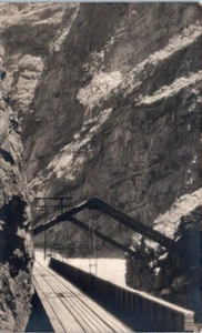 PUENTE COLGANTE Colorado CO RPPC - Postal - Imagen 1 de 2