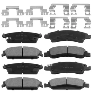 Front Rear Ceramic Brake Pads for GMC Yukon Sierra Chevy Tahoe Silverado TX A1 - Foto 1 di 5
