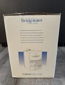 ALKALINE WATER IONIZER EcoQuest Living Water Essentials U7 W1002A - New In Box - Picture 1 of 5