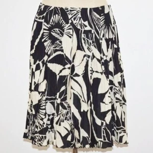 Ralph Lauren Collection Purple Label Mulberry 100% Silk Skirt Floral Size 2 - Picture 1 of 12