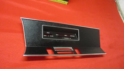 1969 PLYMOUTH VALIANT DASH RADIO BEZEL NOS - Image 1 of 4