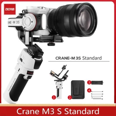 Zhiyun Crane M3 S Gimbal-Stabilisator 3-Achsen-Handvideostabilisator für Kameras - Bild 1 von 4