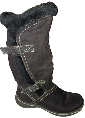 BOTAS NEGRAS MUJER KIM ROGERS FORRO PIEL SINTÉTICA TALLA 7M Foto 1 de 4