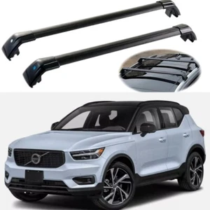 Fits for Volvo XC40 2018-2024 Lockable Crossbar Roof Rack Rails 2PCS - Picture 1 of 15