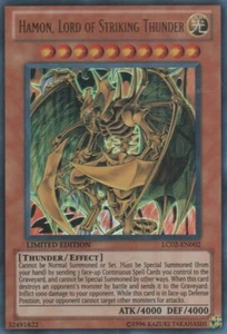 YUGIOH - Hamon, Lord of Striking Thunder - LC02-EN002 - Ultra Rare - Limited Edi - Picture 1 of 1