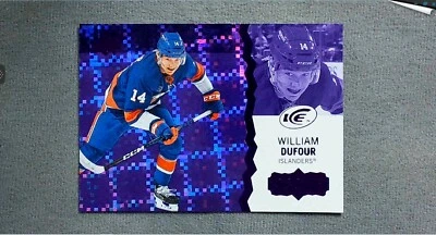 2023-24 Upper Deck Ice Purple Rookie #112 William Dufour RC Islanders - Image 1 of 2