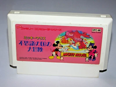 Mickey Mouse Fushigi no Kuni no Daibouken Famicom NES Japan import US Seller - Image 1 of 2