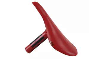 ECLAT UNIFY UNPADDED COMBO SEAT & SEATPOST DARK RED WITH 25.4mm SEAT POST 63% OF - Picture 1 of 1