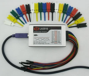 New LA2016 USB Logic Analyzer 200M MAX Sample Rate 16Channels 2M PWM - Picture 1 of 16