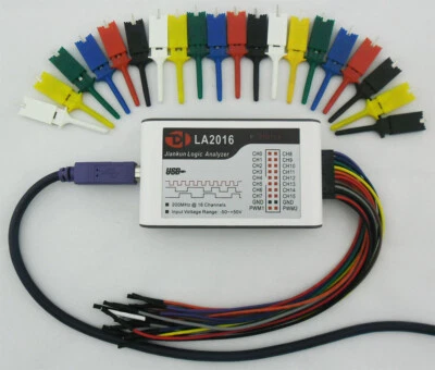 New LA2016 USB Logic Analyzer 200M MAX Sample Rate 16Channels 2M PWM - Image 1 of 4