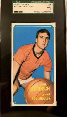 1970 Topps Gail Goodrich #93 SGC 9 “MINT” Los Angeles Lakers HOF CENTERED BEAUTY - Image 1 of 2