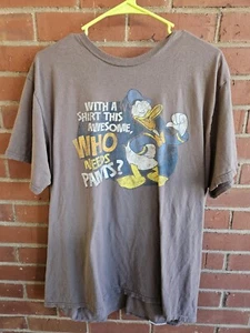 Disneyland Donald Duck "with a shirt this awesome who needs pants" t-shirt 2XL - Picture 1 of 6