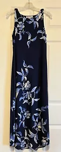Tommy Bahama Women’s Underwater Garden Maxi Dress Blue Floral Sleeveless XS - Picture 1 of 7