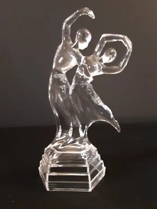 Vintage RCR Royal Crystal Rock Clear Lead Crystal Ballet Dancers Sculpture - Picture 1 of 10