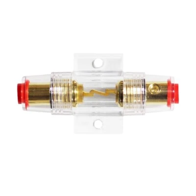 AGU Portafusibles para Coche Fusibles Audio Amplificador Batería Set 20 30 40 50 60 80 100A Foto 1 de 4