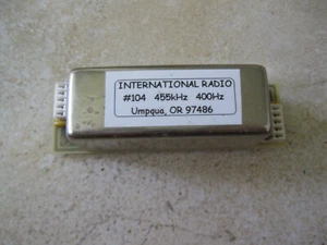 Inrad 104 to filtr CW 400hz (częstotliwość środkowa 455khz) wtyczka do Kenwood - Zdjęcie 1 z 2
