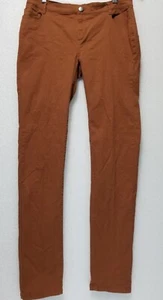 Women's MINE Stretchy skinny Jeans Size XL brown - Picture 1 of 6
