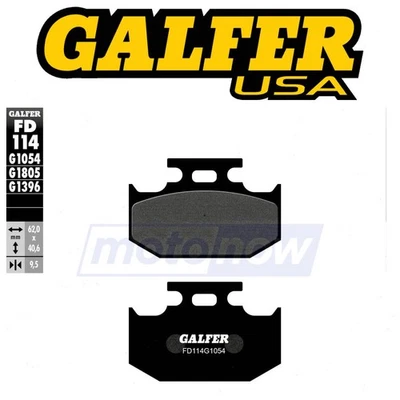 Galfer Brakes Rear Semi-Metallic Brake Pads for 1990-1993 Suzuki DR350S - lt - Image 1 of 4