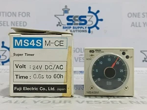 Fuji Electric MS4SM Super Timer 0.6s to 60h 24V DC/AC 11 Pin MS4SMAP - Picture 1 of 13