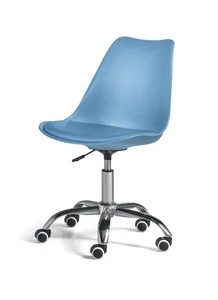 Sedia da ufficio in ecopelle regolabile con ruote CIC-687 - Picture 1 of 10