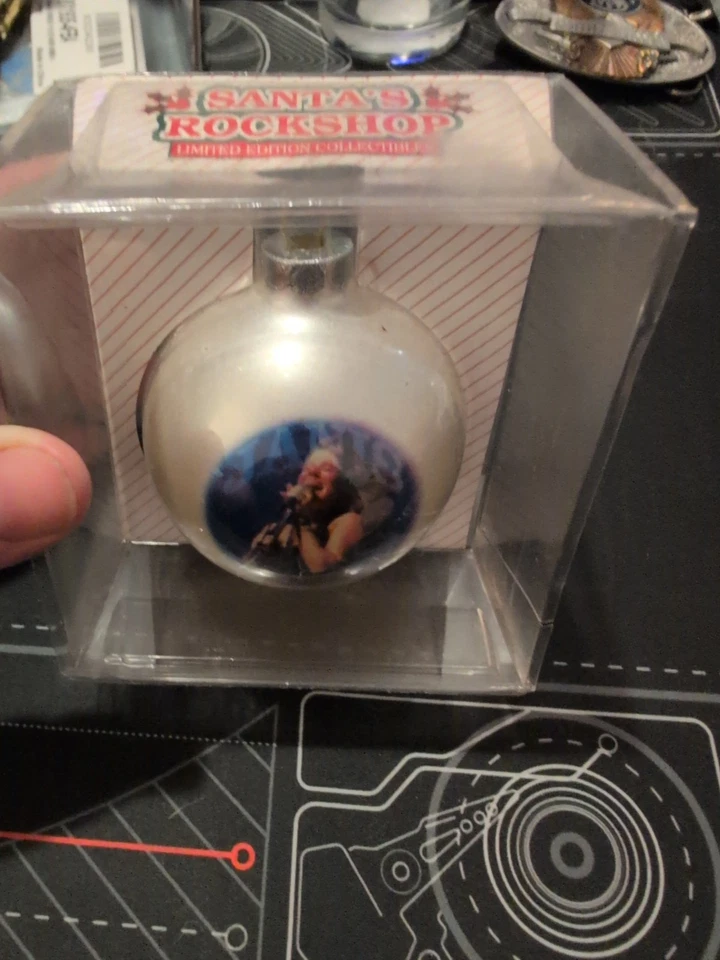 Santas Rockshop Ornament Michael Bolton 1996 Music Christmas Vintage Collect C5