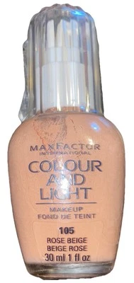 Max Factor Colour and Light Makeup Full-Size New Rose Beige 105 - Image 1 of 4