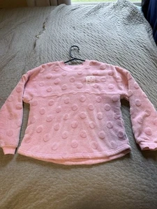 Minnie mouse pink Disney large girls 11–12 crewneck round neck sweater - Picture 1 of 6