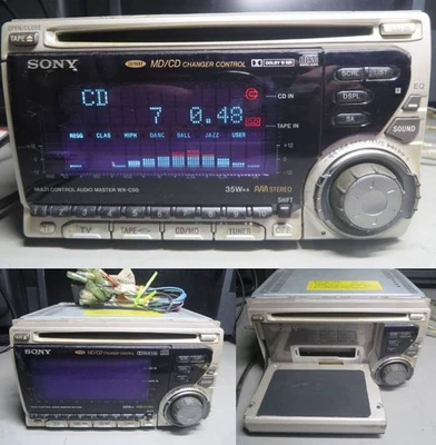 Sony WX-C50 Cassette Reproductor de CD Radio Coche Estéreo Cubierta Audio Ecualizador Japón Foto 1 de 4
