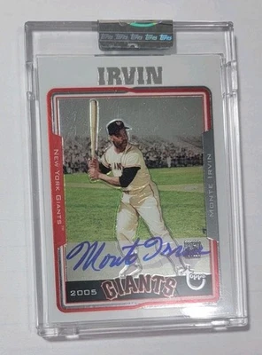 2005 Topps Retired Signature Monte Irwin #TA-MI Autograph - Image 1 of 2