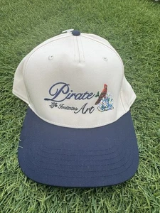 PIRATENLEBEN IMITIERT KUNST HUT (CREME/MARINE) NEU OHNE ETIKETT - Bild 1 von 3