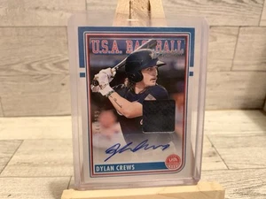 2024 Stars & Stripes - Dylan Crews - USA Baseball Alumni Relic Auto 144/199 - Bild 1 von 3