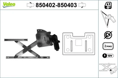 VALEO Fensterheber 850402 für SN JIMNY SUZUKI SN413 16V JB33 4WD JB43 4x4 DDiS - Bild 1 von 4