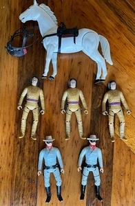 VTG 1980 HK Toys Gabriel Legend of the Lone Ranger- Tonto/Lone Ranger & Silver - Picture 1 of 4