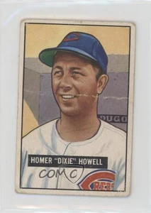 1951 Bowman Dixie Howell Homer 'Dixie' Howell #252 Rookie RC - Picture 1 of 4