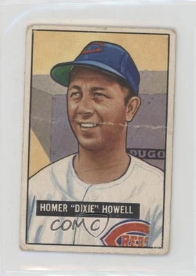 1951 Bowman Dixie Howell Homer 'Dixie' Howell #252 Rookie RC - Image 1 of 2