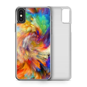 Handyhülle Regenbogenmalerei buntes Muster für Samsung Modelle - Bild 1 von 3