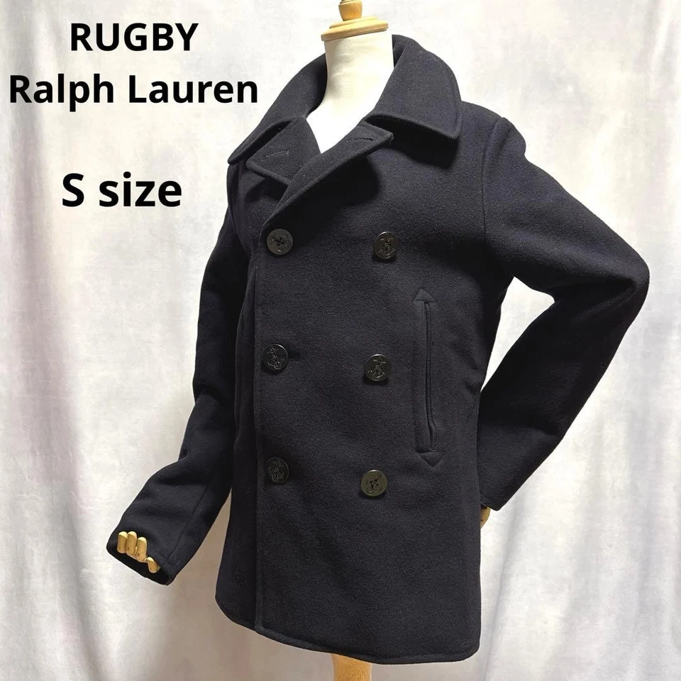 РЕГБИ Ralph Lauren P-пальто темно-синий шерсти Peacoat S размер - Изображение 1 из 4