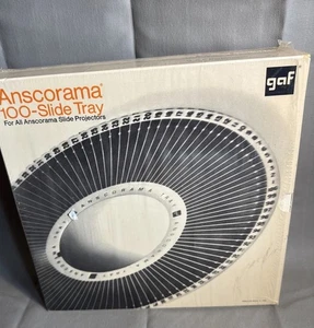 GAF ANSCORAMA 100 SLOT TRAY WITH  2" X 2" 100 SLIDES Tray - Picture 1 of 5