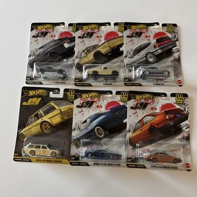 Hot Wheels 2026 автомобильная культура Япония история 5 набор из 6 с Datsun 510 универсал погоня - Изображение 1 из 4