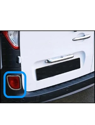 Chrome Rear Reflector Frame For Renault Kangoo 2008+ 2Pcs - Image 1 of 4