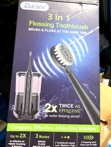 Ducard Electric Toothbrush with Water Flosser 3 in 1 Adjustable Speed Control - Picture 1 of 7