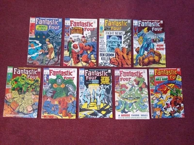Fantastic Four 85 86 87 88 89 90 91 92 93 Silver Age 1969 - Image 1 of 4