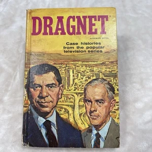 Vintage Whitman  DRAGNET Book 1957 Authorized Edition Told By Richard Deming - Picture 1 of 10